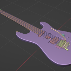 Frankenstrat guitar
